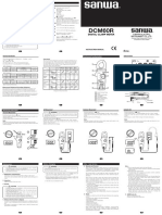 Safety manual highlights - 40V max, CAT III, dual insulation