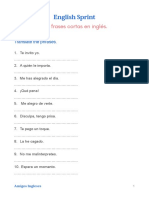 100 Frases Cortas en Inglés