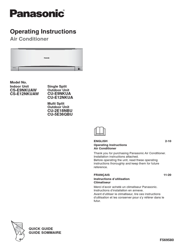 Operating Instructions Air Conditioner PDF
