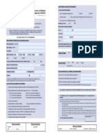 Fiche de Renseignements Cliniques Coronavirus