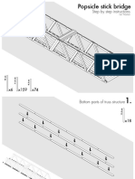 Plano para Construir Un Puente de Palitos de Madera