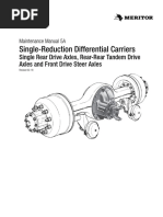 14X Meritor Service Manual | PDF | Transmission (Mechanics) | Axle