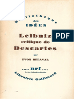 Yvon Belaval - Leibniz Critique de Descartes-Gallimard (1960)