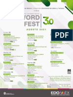 Programa Festival Word Fest 3.0 Edomex 2021