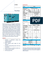 Generators: Model: PDG35 35 KVA Available in Single Phase and Three Phase