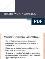 Present Worth Analysis