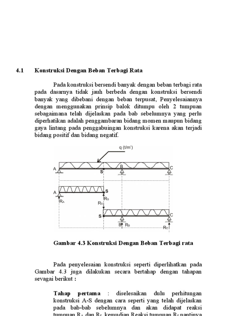 Contoh Soal Mekanika Teknik Beban Merata