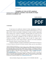 A Constituicao Da Republica de Cuba de 2019. Enzo Bello