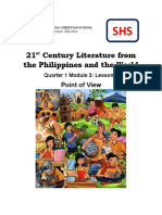 First Quarter-Module 3-Lesson 4-21st Century Literature From The Philippines and The World
