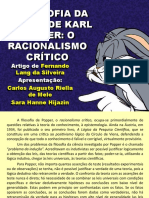 A Filosofia Da Ciência de Karl Popper