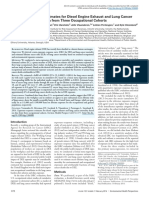 Exposure-Response Estimates For Diesel Engine Exhaust and Lung Cancer Mortality Based On Data From Three Occupational Cohorts