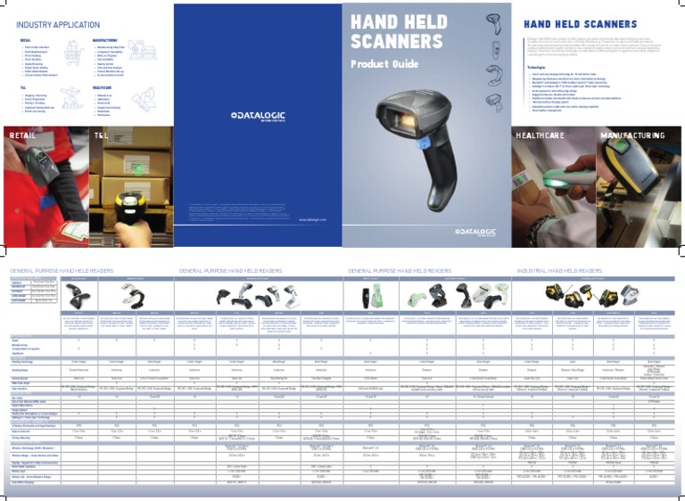 Product Guide: Hand Held Scanners | PDF | Barcode | Usb