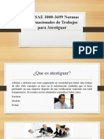 ISAE 3000 Normas de Trabajos para Atestiguar