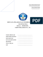 RPP Matematika Kelas 4 Semester 1 (Versi 1)