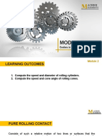 Module 2 Bodies in Pure Rolling Contact