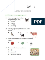 Soal IPA Tunarungu Kls 2