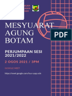 Annual General Meeting BOTAM 21-22