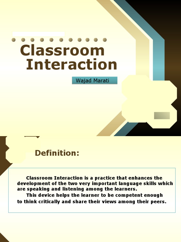 Enhancing Classroom Interaction Techniques | PDF | Learning | Second ...