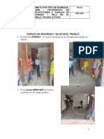 Soprte de Evidencias Fotograficas de Charlas, Capacitaciones, Pausas Activas