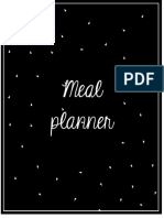 Digital Meal Planner (Black)