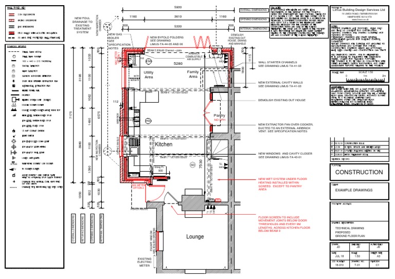 Proposed Ground Floor Plan Details | PDF | Building Technology ...