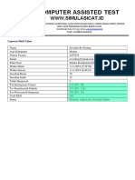 Laporan Hasil Ujian dan Evaluasi