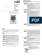 Instruction Manual: High-Speed, High-Precision Built-in-Controller Type Static Elimination Blower