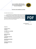 Tau Gamma Phi/Sigma: Rejection and Dismissal Letter