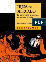 Hijs Del Mercado La Maternidad Subrogada en Un Estado Social by María Luisa Balaguer Callejón