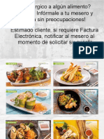 ¿Eres Alérgico A Algún Alimento? ¡Tranquilo, Infórmale A Tu Mesero y Disfruta Sin Preocupaciones!