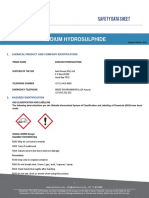 SDS Safety SODIUM HYDROSULPHIDE - 2020