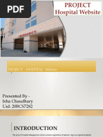 Project - Hospital Website