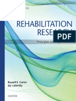 Rehabilitation Research Principles and Applications