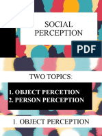 Social Perception