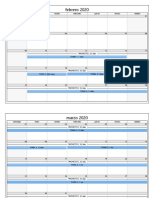 Diagrama de Gantt Desde Vista de Calendario