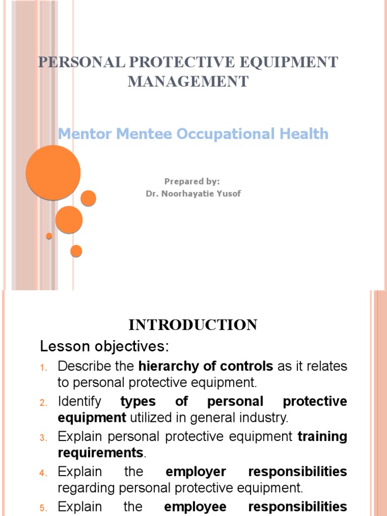 A Comprehensive Guide to Personal Protective Equipment Requirements