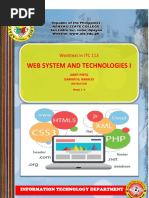 Wek 1-8 Web System and Technologies