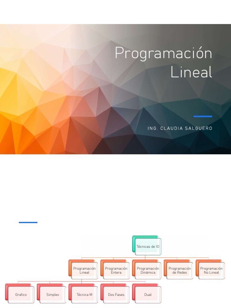 Guía de Programación Lineal y Ejemplos | PDF | Programación lineal