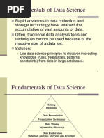 Fundamentals of Data Science