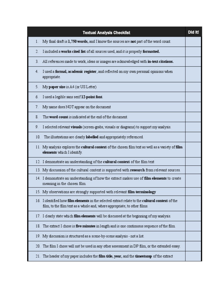 6 TA TA Submission Checklist | PDF