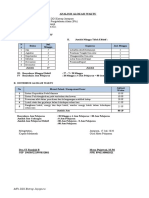 Analisis Program Semester 1 Dan 2