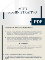Definición y tipos de acto administrativo