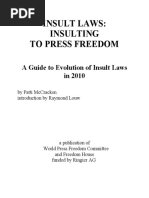 Insult Law Report