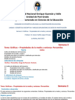 UNE EPG 2021-I - Semana 3 - Gráficas - Propiedades de La Media y Varianza - Percentiles