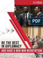 Be The Best in Diplomacy and Negotiation