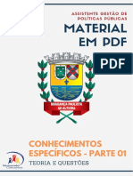 PDF - ASSISTENTE GESTÃO POLITICAS PÚBLICAS - PARTE 01