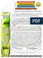 Modular Learning Distribution Amid Covid