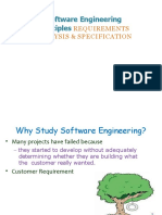 Software Engineering Principles: Requirements Analysis & Specification