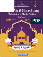 Philippine-Wide AMR Coaches Training: "Introduction To Muslim Ministry"