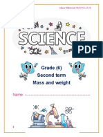 Grade (6) Second Term Mass and Weight: Name